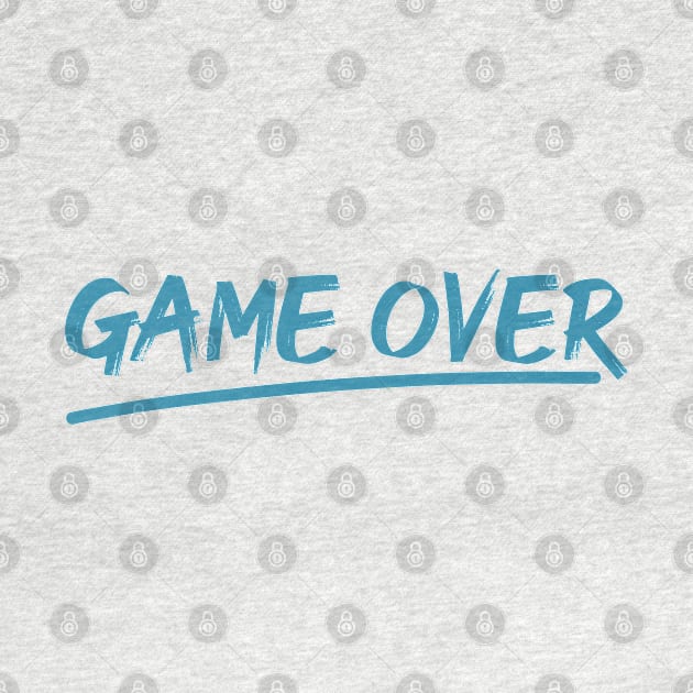 Game Over (White) by Fairytale Tees